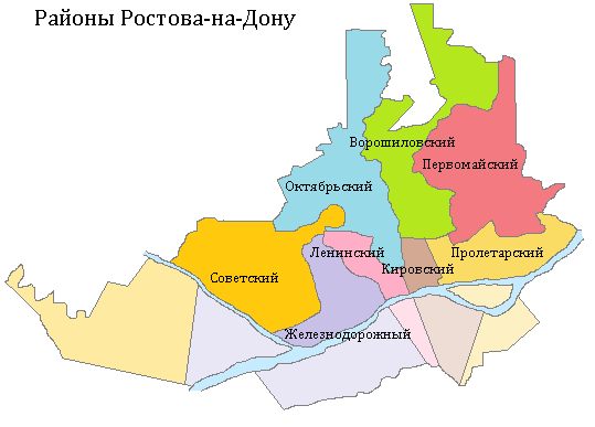 Карта Ростова С Магазинами